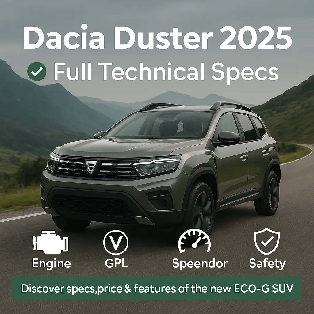 Dacia Duster 2025 III 1.0 ECO-G 100 : المواصفات التقنية